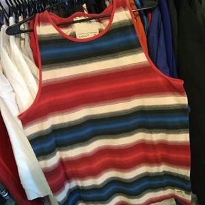 Vintage Vans "Off The Wall" Striped Tank Top